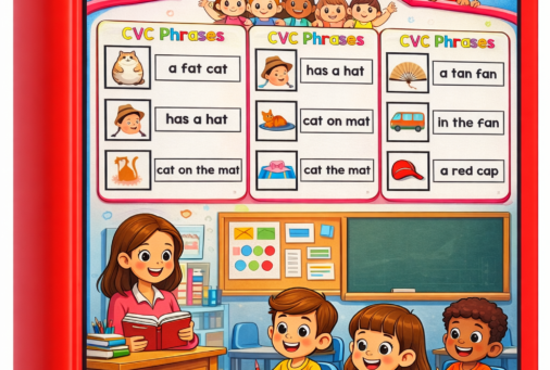 CVC PHRASES WITH COOLBUCKETHAT